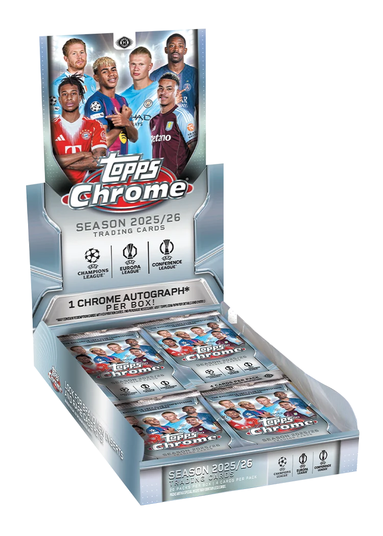 2025-26 Topps Chrome UEFA Club Competitions Hobby