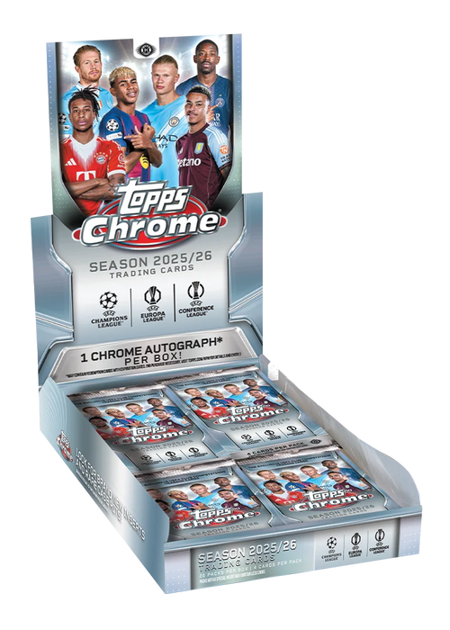2025-26 Topps Chrome UEFA Club Competitions Hobby