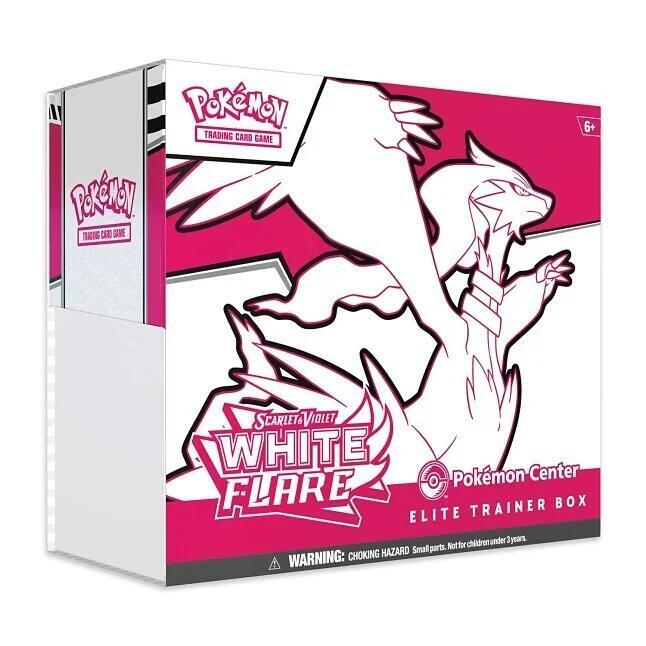 White Flare Pokemon Center Elite Trainer Box (Exclusive) — Pokémon TCG