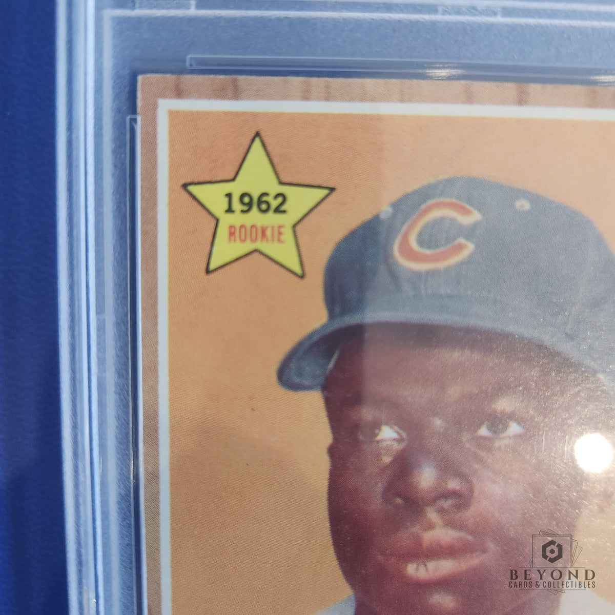 1962 Topps Lou Brock Rookie, PSA 7