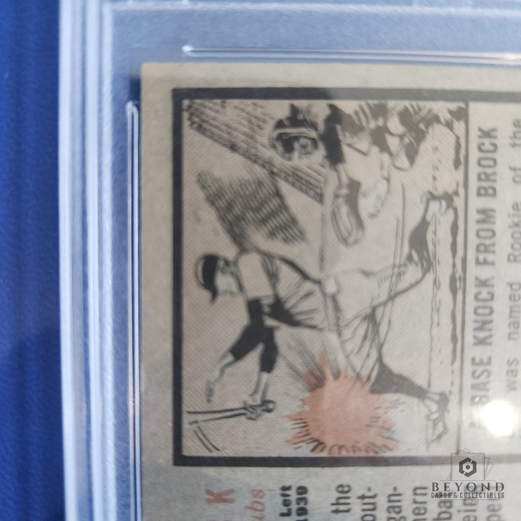 1962 Topps Lou Brock Rookie, PSA 7